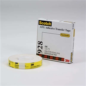 Nastro 3m 928 ATG Transfer Tape – spess. 0,1 mm. Tessuto non tessuto riposizionabile